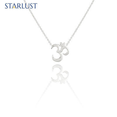 Ohm Necklace  Sterling Silver Zodiac Necklace by Starlust