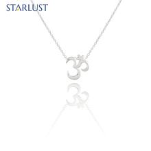 Ohm Necklace  Sterling Silver Zodiac Necklace by Starlust