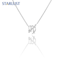 Custom sterling sliver sagittarius Virgo compatibility pendant Necklace, the perfect gift for astrology lovers