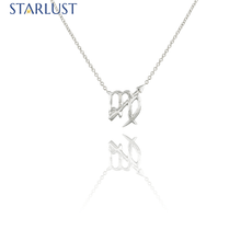 Custom 14k white gold Sagittarius Virgo compatibility pendant Necklace, the perfect gift for astrology lovers