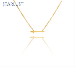 Custom 14k yellow gold Sagittarius compatibility pendant Necklace, the perfect gift for astrology lovers