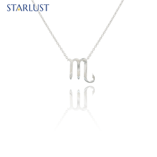 Custom Sterling sliver Scorpio compatibility pendant Necklace, the perfect gift for astrology lovers