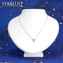 Custom 14K rose gold Virgo compatibility pendant Necklace, the perfect gift for astrology lovers. 