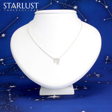 Custom sterling silver Virgo compatibility pendant Necklace, the perfect gift for astrology lovers. 