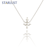 Aquarius and Sagittarius Necklace White Gold Starlust