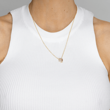 Custom 14k yellow gold Virgo pendant Necklace, the perfect gift for astrology lovers. 