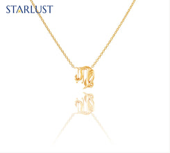 Pendant-Leo-Virgo-Yellow-Gold Video Starlust