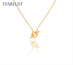 Custom 14k yellow gold Sagittarius Taurus compatibility pendant Necklace, the perfect gift for astrology lovers