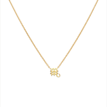 Aquarius and Scorpio Necklace Yellow Gold Starlust