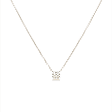 Aquarius and Gemini Necklace Sterling Silver Starlust