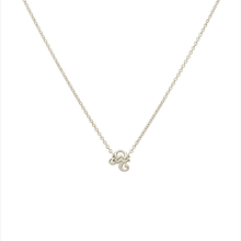 Aquarius and Leo Necklace White Gold Starlust