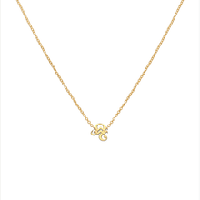 Aquarius and Leo Necklace Yellow Gold Starlust