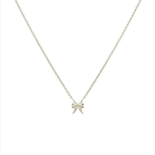 Aquarius and Pisces Necklace White Gold Starlust