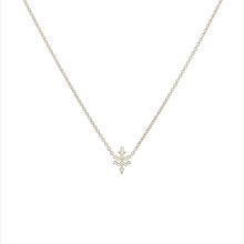 Aquarius and Sagittarius Necklace White Gold Starlust