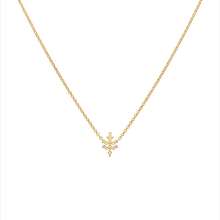 Aquarius and Sagittarius Necklace Yellow Gold Starlust
