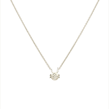 Aquarius and Taurus Necklace White Gold Starlust