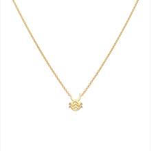 Aquarius and Taurus Necklace Yellow Gold Starlust