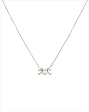Aquarius Diamond Necklace White Gold Starlust 