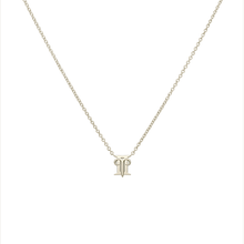 Aries and Gemini Necklace White Gold Starlust