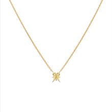 Aries and Pisces Necklace Yellow Gold Starlust