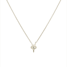 Zodiac Aries and Taurus White Gold Necklace Starlust