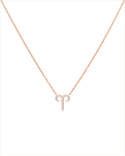 Aries Diamond Necklace Rose Gold Starlust