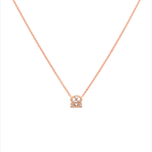 Cancer and Libra Necklace Rose Gold Starlust