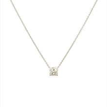 Cancer and Libra Necklace White Gold Starlust