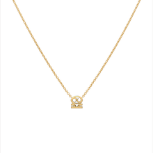 Cancer and Libra Necklace Yellow Gold Starlust