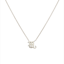 Capricorn and Scorpio Necklace Platinum Starlust