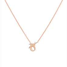 Capricorn and Taurus Necklace Rose Gold Starlust
