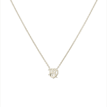 Capricorn and Virgo Necklace White Gold Starlust
