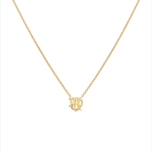 Capricorn and Virgo Necklace Yellow Gold Starlust