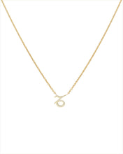 Capricorn Diamond Necklace Yellow Gold Starlust