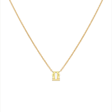 Gemini and Libra Necklace Yellow Gold Starlust