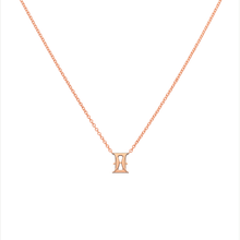 Gemini and Pisces Necklace Rose Gold Starlust