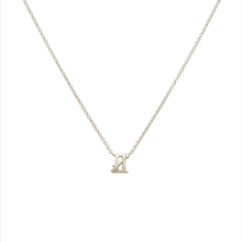 Gemini and Sagittarius Necklace White Gold Starlust