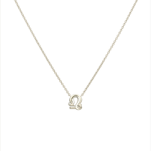 Leo and Libra Necklace White Gold Starlust