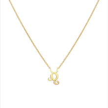 Leo and Taurus Necklace Yellow Gold Starlust