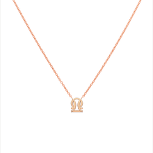 Libra and Pisces Necklace Rose Gold Starlust