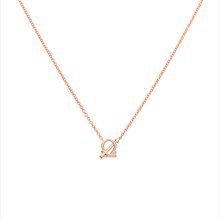 Libra and Sagittairus Necklace Rose Gold Starlust