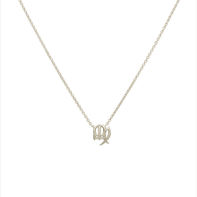 Leo and Virgo Necklace White Gold Starlust
