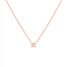 Custom 14k rose gold Sagittarius Scorpio compatibility pendant Necklace, the perfect gift for astrology lovers