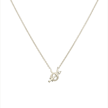 Custom 14k white gold Sagittarius Taurus compatibility pendant Necklace, the perfect gift for astrology lovers