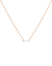 Custom 14k rose gold diamond Sagittarius compatibility pendant Necklace, the perfect gift for astrology lovers